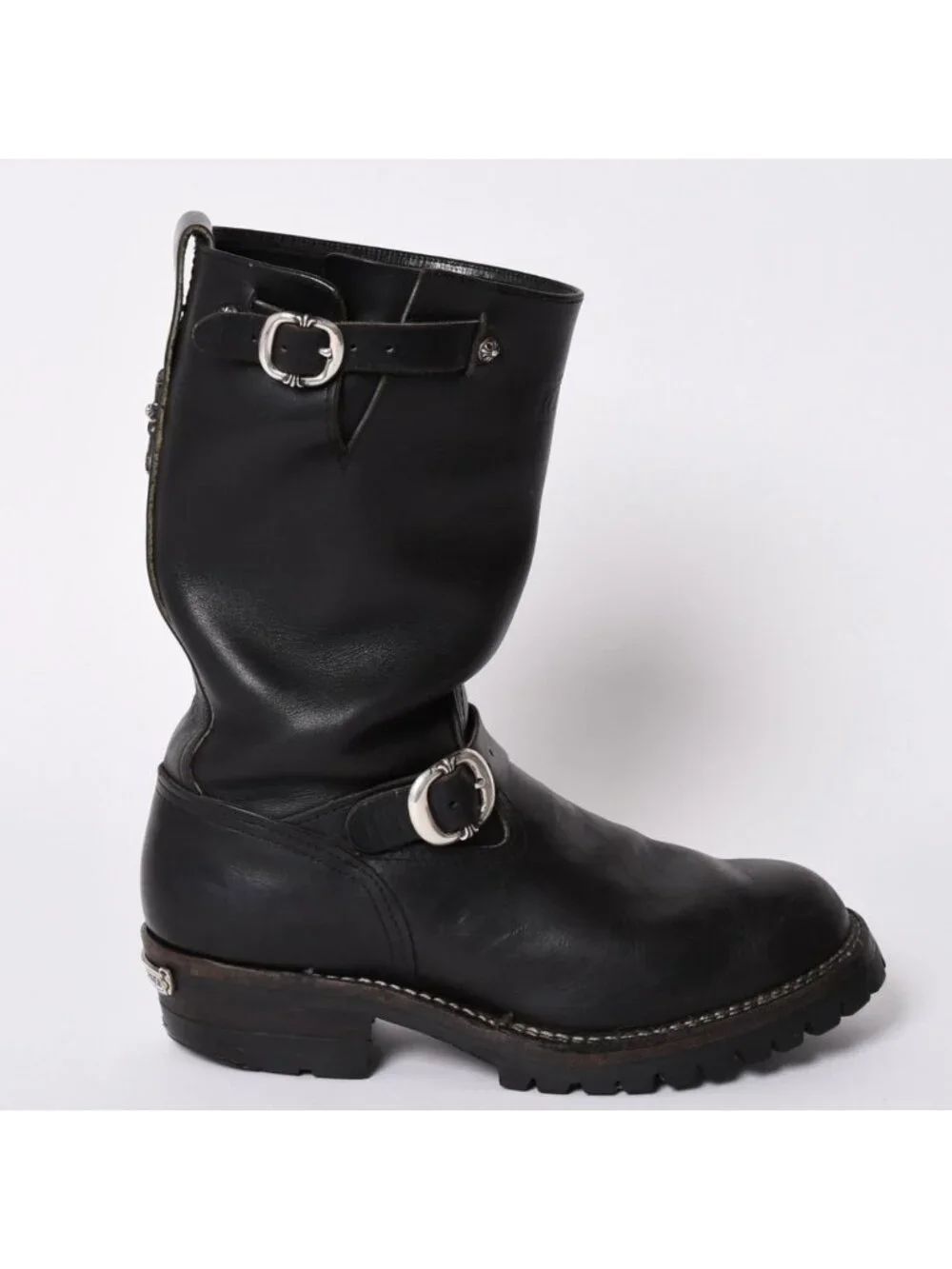 Chrome Hearts Wesco Boss Boots CH Cross Gunslinger Ball 8